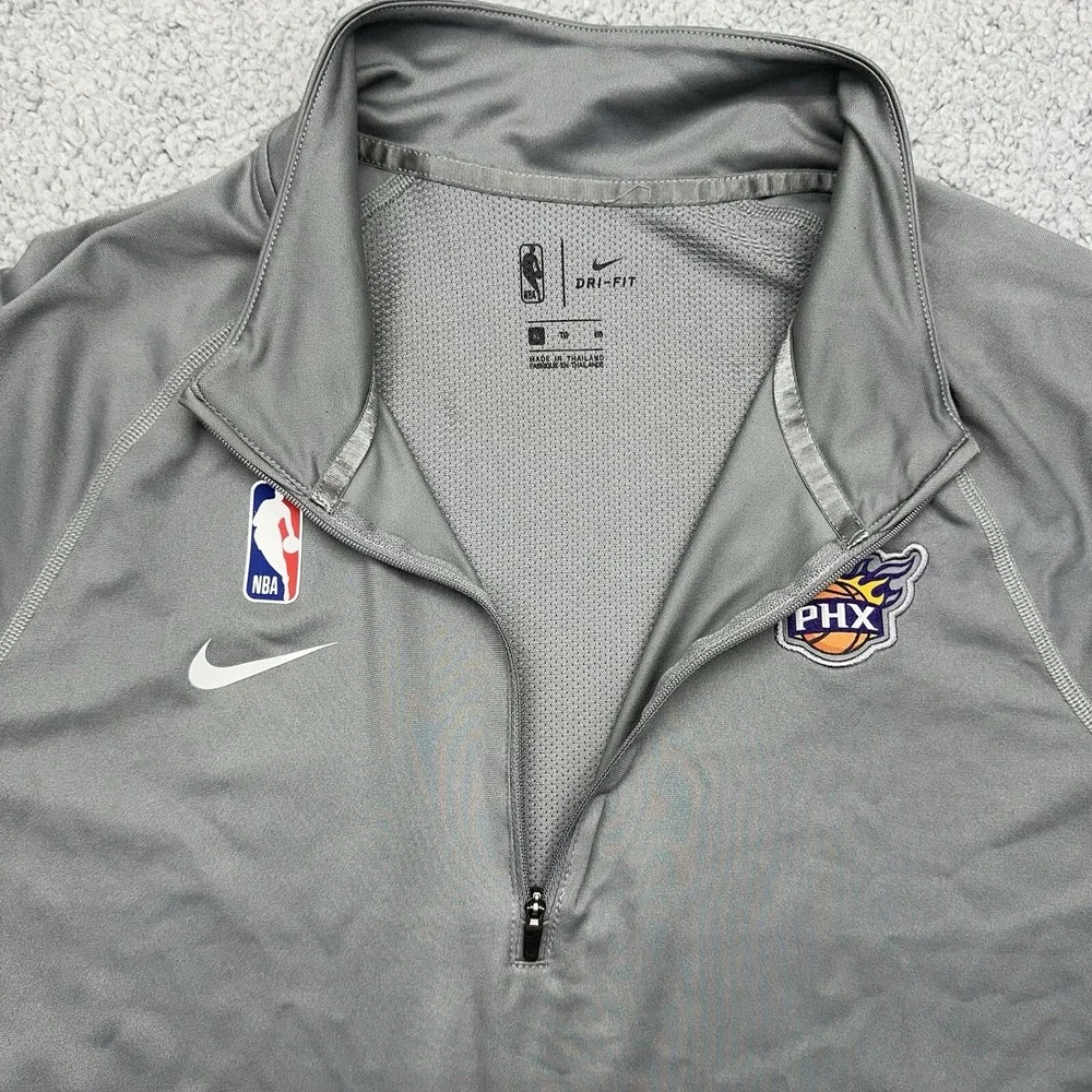 Nike Dri-Fit Women's XL AT9711-002 NBA Phoenix Suns Basketball 1/4 Zip Pullover